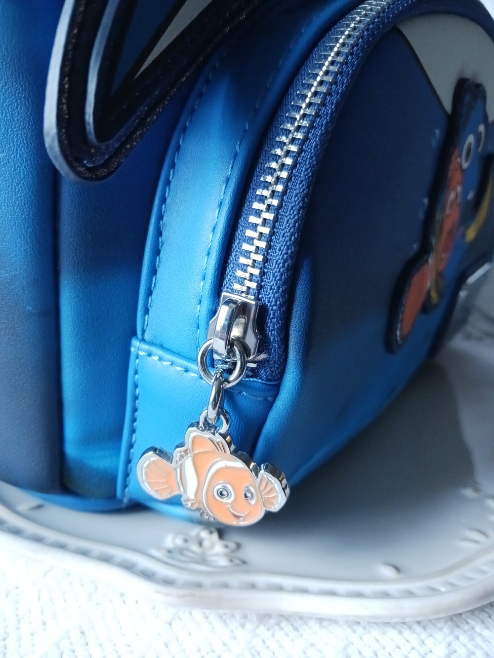 RARE Loungefly × Disney Pixar Finding Nemo Bruce the Shark Mini Backpack - Picture 5 of 14